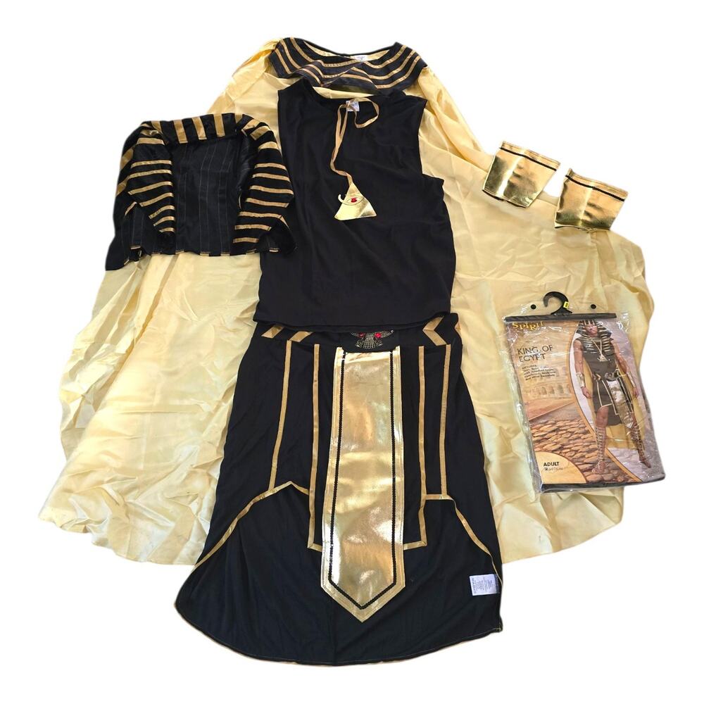 Spirit King of Egypt Pharaoh Halloween Costume Adult SZ Medium Cosplay